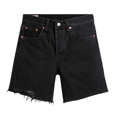 Levis Womens/Ladies 501 Mid Thigh Shorts (Black)