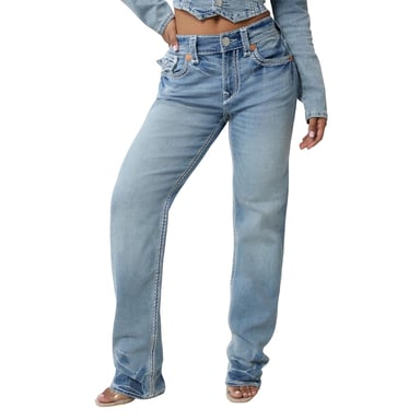 True Religion Womens/Ladies Ricki Rlxd Denim Relaxed Fit Jeans (Horizon)