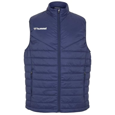 Hummel Mens Quilted Logo Gilet (Navy)