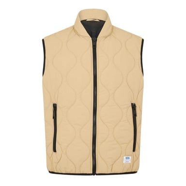 Hugo Mens Sleeveless Gilet (Medium Beige)