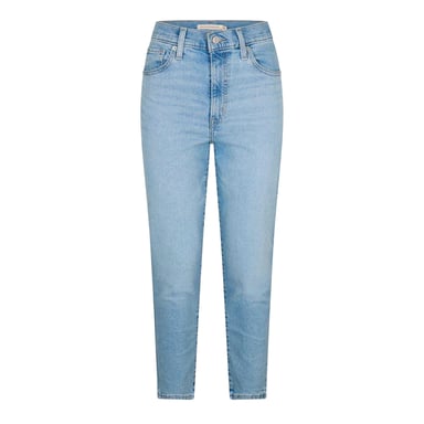 Levis Womens/Ladies Straight Leg Mom Jeans (Blue)
