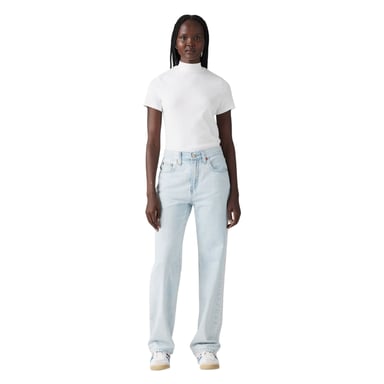 Levis Womens/Ladies Pro Low Rise Straight Leg Jeans (Light Blue)