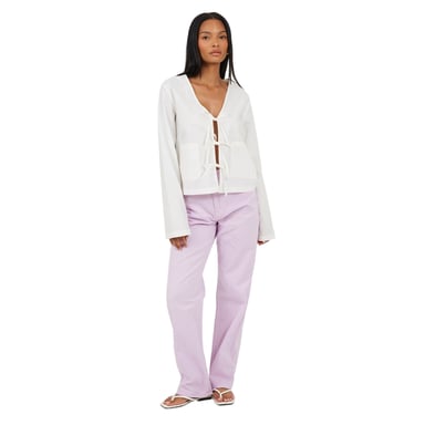 Brave Soul Womens/Ladies Para Mid Rise Straight Leg Jeans (Lilac)