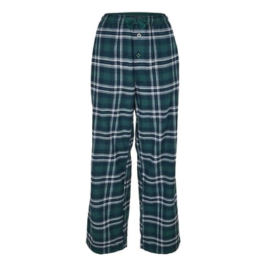 Jack Wills Mens Flannel Plaid Relaxed Fit Pyjama Bottoms (Pine)