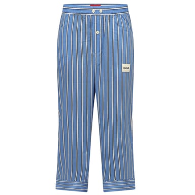 Hugo Womens/Ladies Kleo Lyocell Striped Pyjama Bottoms (Blue)