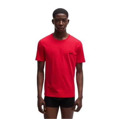 Hugo Mens Plain Pyjama Top (Pack of 3) (Red/Green/Black)