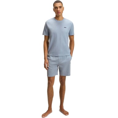 Boss Mens Waffle Pyjama Top (Blue)