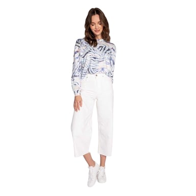PJ Salvage Womens/Ladies Jersey Long-Sleeved Pyjama Top (Blue Grey)