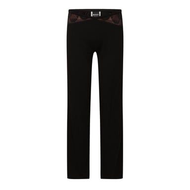 Boss Womens/Ladies Peony Straight Leg Pyjama Bottoms (Black)