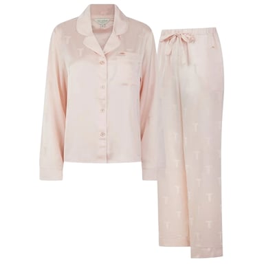 Ted Baker Womens/Ladies Peggy Satin Long Pyjama Set (Pink)