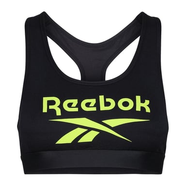 Reebok Womens/Ladies Sophia Sports Bra (Black/Yellow)