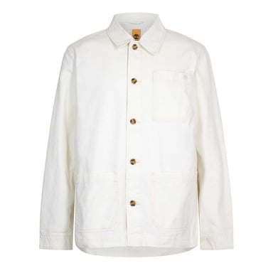 Timberland Mens Canvas Field Jacket (Vintage White)