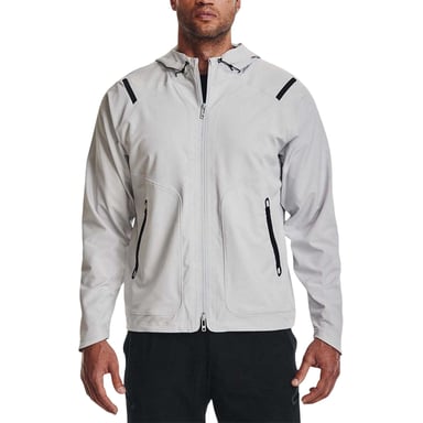 Under Armour Mens Storm Raglan Hooded Jacket (Grey)