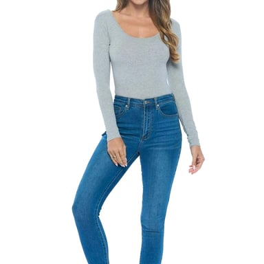 Brave Soul Womens/Ladies Bodysuit (Grey Marl Marl)