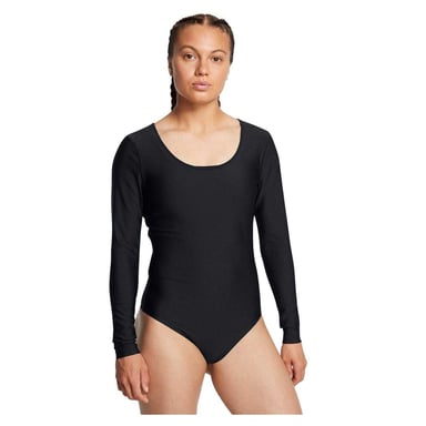 Under Armour Womens/Ladies Vanish Scoop Neck Long-Sleeved Bodysuit (Black)