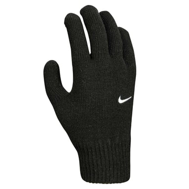 Nike Unisex Adult Ribbed Cuff Knitted Swoosh Gloves (Black)