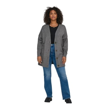 Only Womens/Ladies V Neck Relaxed Fit Cardigan (Chocolate)