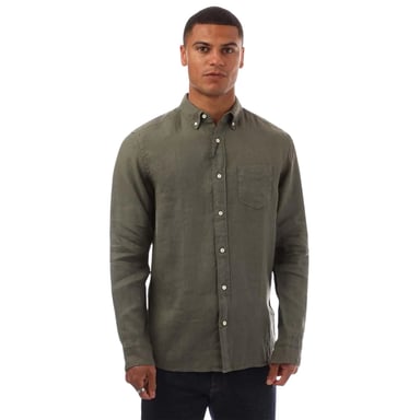 Gant Mens Garment Dyed Regular Shirt (Green)