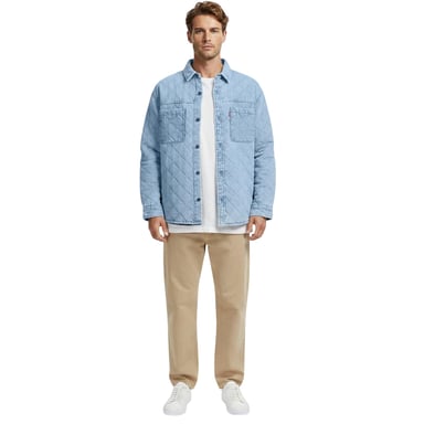 Levis Mens Ingleside Shirt Jacket (Stonewash)