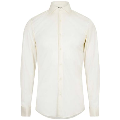 Boss Mens H-Hank Oxford Long-Sleeved Formal Shirt (Natural)