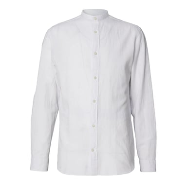 Jack And Jones Mens Regular Long-Sleeved Shirt (White)