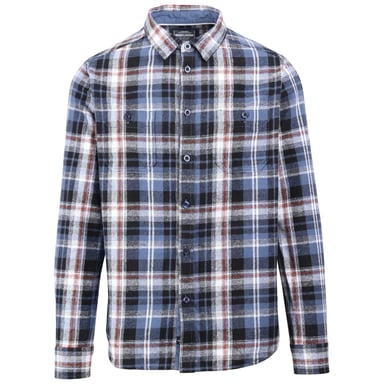 Trespass Mens Zalah Collared Shirt (Blue Check)