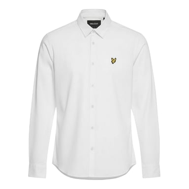 Lyle & Scott Mens Regular Long-Sleeved Shirt (White)