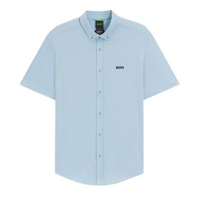 Boss Mens Motion Plain Shirt (Light Blue)