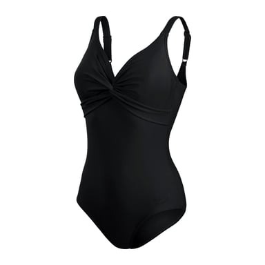Speedo Womens/Ladies Brigitte One Piece Swimsuit (Black)