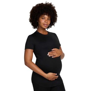Nike Womens/Ladies Logo Dri-FIT Maternity T-Shirt (Black)