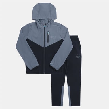 Boys OEX Fell Inf Tsuit in Black/Charcoal