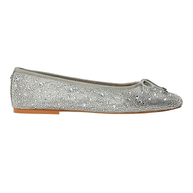 Steve Madden Womens/Ladies Blossoms Metallic Ballet Flats (Silver)
