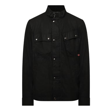 Men's Belstaff Beat Waxed Jacket in Black
