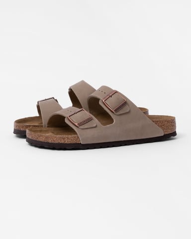 Arizona Arizona Oiled Nubuck Leather Sandals in Sage Green