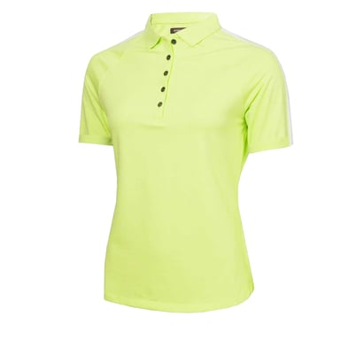 Calvin Klein Womens/Ladies Collared Short-Sleeved Polo Shirt (Lime)