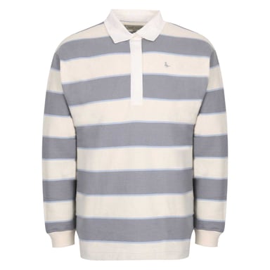 Jack Wills Womens/Ladies Stripe Polo Shirt (Navy/White)