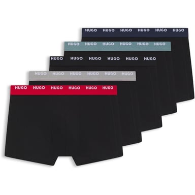 Men's Hugo Trnk Five Pack in Black
