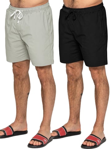 Kruze | 2 Pack Mens Swim Shorts