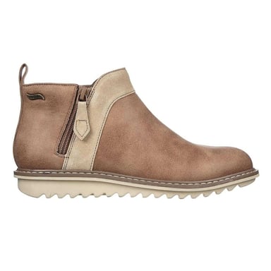 Skechers Womens/Ladies Suede Arch Fit Ankle Boots (Mushroom)