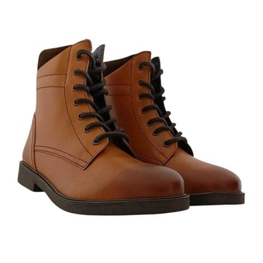 Firetrap Womens/Ladies Mystic Leather Ankle Boots (Dark Tan)