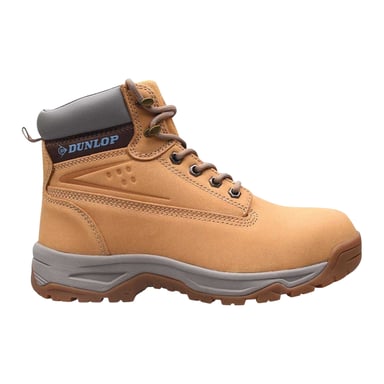 Dunlop Womens/Ladies Nubuck Steel Toe Cap Safety Boots (Honey)