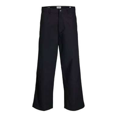 Jack And Jones Mens Owen Wide Leg Chinos (Black)