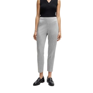 Boss Womens/Ladies Tilunara Side Zip Slim Chinos (Grey)