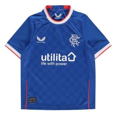 Castore Kinderen 2022 Rangers FC Thuis Shirt (Blauw)