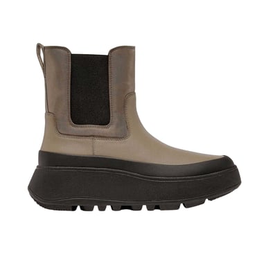 FitFlop Womens/Ladies Water Resistant Flatform Chelsea Boots (Grey)