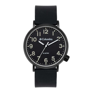 Columbia Mens Trailbanks Silicone Analogue Watch (Black)