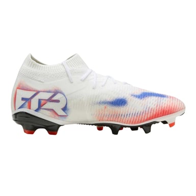 Puma Womens/Ladies Future 8 Match Snug Fit Artificial Ground Football Boots (White/Black/Red)