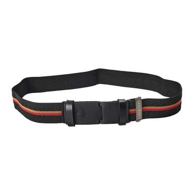 Luke 1977 Mens Striped Casual Belt (Black)