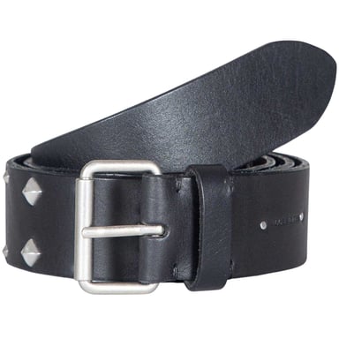 AllSaints Studded Leather Belt (Black)