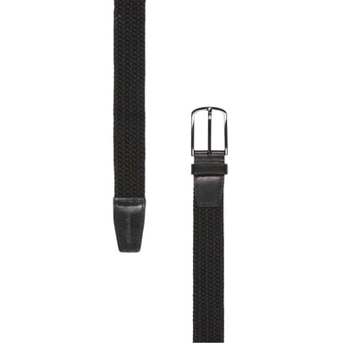 Lyle & Scott Braided Woven Belt (Jet Black)